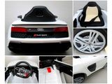 Električni autić za djecu AUDI R8 Sport bijeli