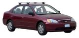 Krovne tračnice YAKIMA Honda Civic ,2000 - 2004 ,4dr Sedan