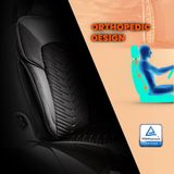 Navlake za autosjedalice za Kia Sportage (III) 2010-2016 DUBAI_Crno 2+3