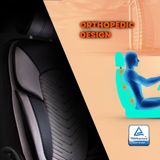 Navlake za autosjedalice za Volkswagen Caddy (IV) 2015-2020 DUBAI_Siva 2+3