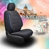 Navlake za autosjedalice za Nissan Micra (II) 1992-2002 PALERMO_Crno i plavo 2+3