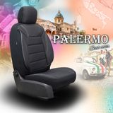 Navlake za autosjedalice za Toyota Hilux (VII) 2004-2015 PALERMO_Crno i sivo 2+3