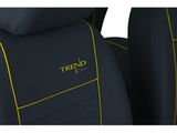Navlake za autosjedalice za Kia Picanto (II) 2011-2017 TREND LINE - žuta boja 1+1, ispred