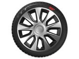 Ratkape Renault Stratos 16&#039;&#039; Silver &amp; Black 4 komada set