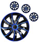 Ratkape Audi Quad 15&quot; Blue &amp; Black 4 komada