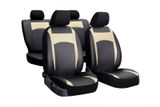 Navlake za autosjedalice za Honda Civic (IX) SED/COM 2012-2017 Design Leather bež 2+3