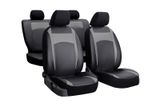 Navlake za autosjedalice za Mitsubishi Colt VII 2008-2011 Design Leather siva 2+3