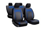 Navlake za autosjedalice za Nissan Navara (NP300) 2015-> Design Leather plava 2+3