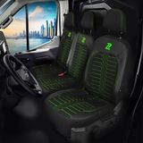 Navlake za autosjedalice za Opel Vivaro B TORNADO_Zelena 1+2