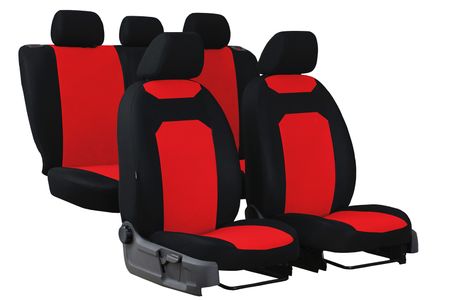 Navlake za autosjedalice za Seat Ateca 2016-> CARO crvena 2+3