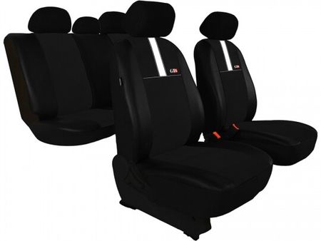 Navlake za autosjedalice za Seat Cordoba (I)  1993-2002 GT8 - crno i bijelo 2+3