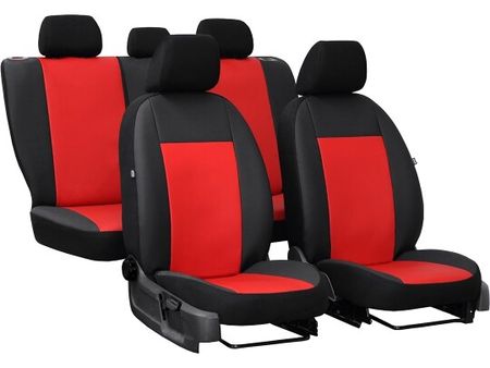 Auto navlake za Seat Ibiza (IV) 2008-2017 PELLE - Crvena 2+3