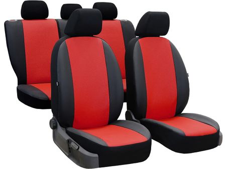 Auto navlake za Seat Ibiza (IV) 2008-2017 Perline - Crvena 2+3