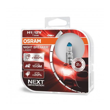 OSRAM H1 LASER za noć, PAKET