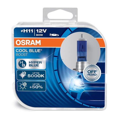 OSRAM H11 12V 80W Hladno plava BOOST