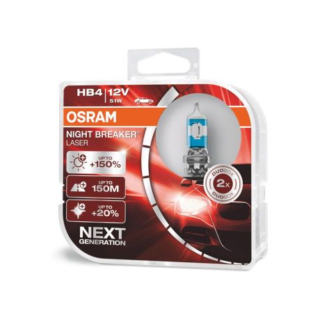 OSRAM HB4 laser za bolju vidljivost tijekom noći, paket