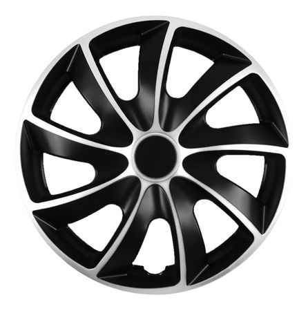 Ratkape Chevrolet Quad 14" Black & Silver 4 komada