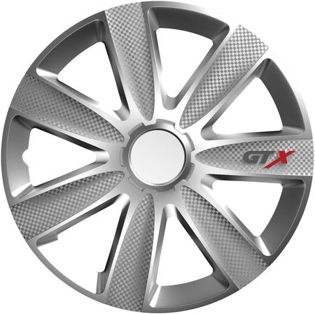 Ratkape Kia GTX Carbon 14" Silver 4 komada