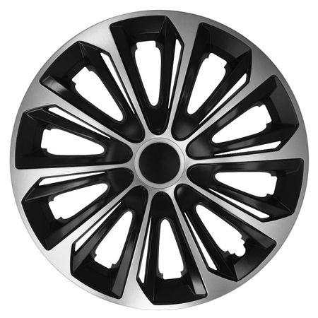 Ratkape Kia Strong 15" Silver & Black 4 komada