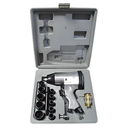 Set kompresorskih pištolja, 17 komada, u kutiji, Airtool WF-002A