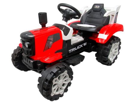 Traktor sa prikolicom za djecu C2, crveni